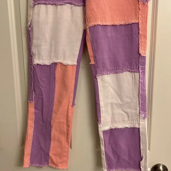 Ladies multi colored pants - Picture 3 of 6